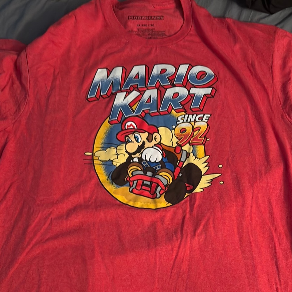 Mario Kart Red Graphic Tee